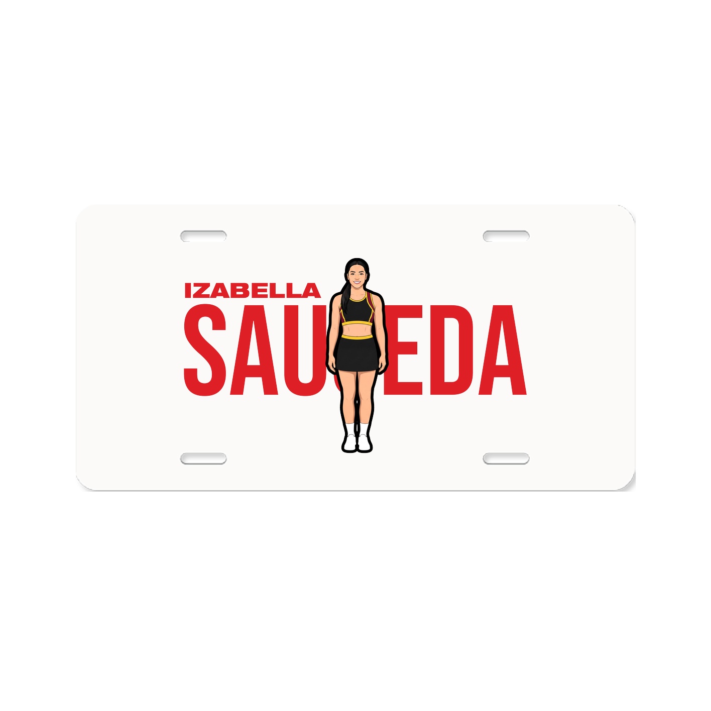 License Plate — Player Name in Classic