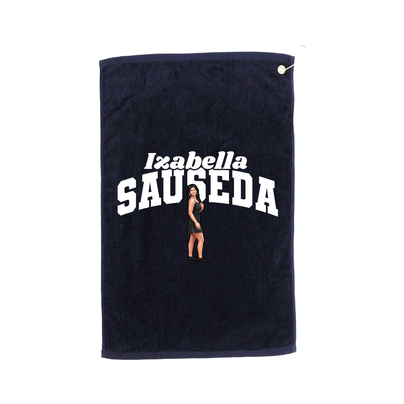 Golf Towel — Signature Arch in Navy