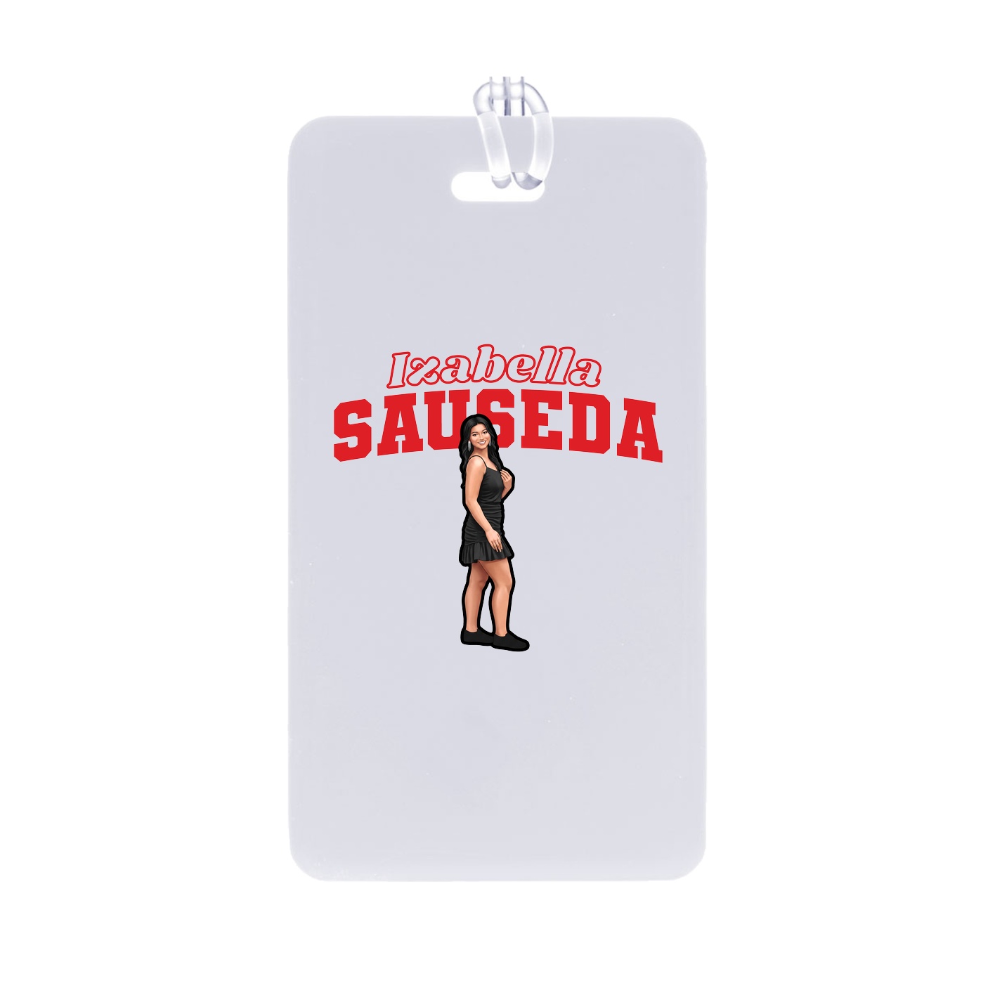 Bag Tag — Name Arch in Classic