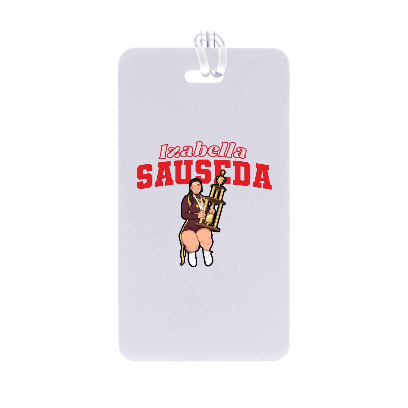 Bag Tag — Name Arch in Classic