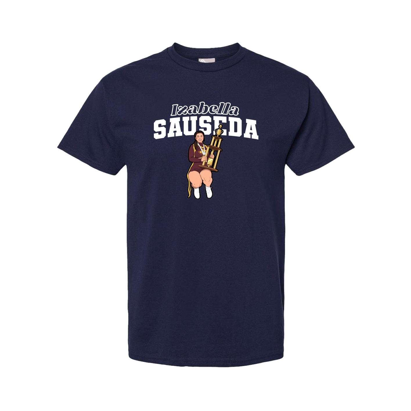 Tee — Name Arch in Navy