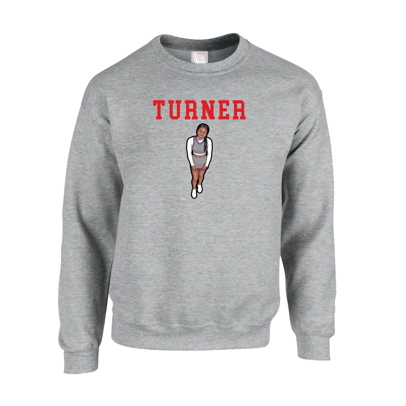 Fleece Crew — Shirsey in Grey