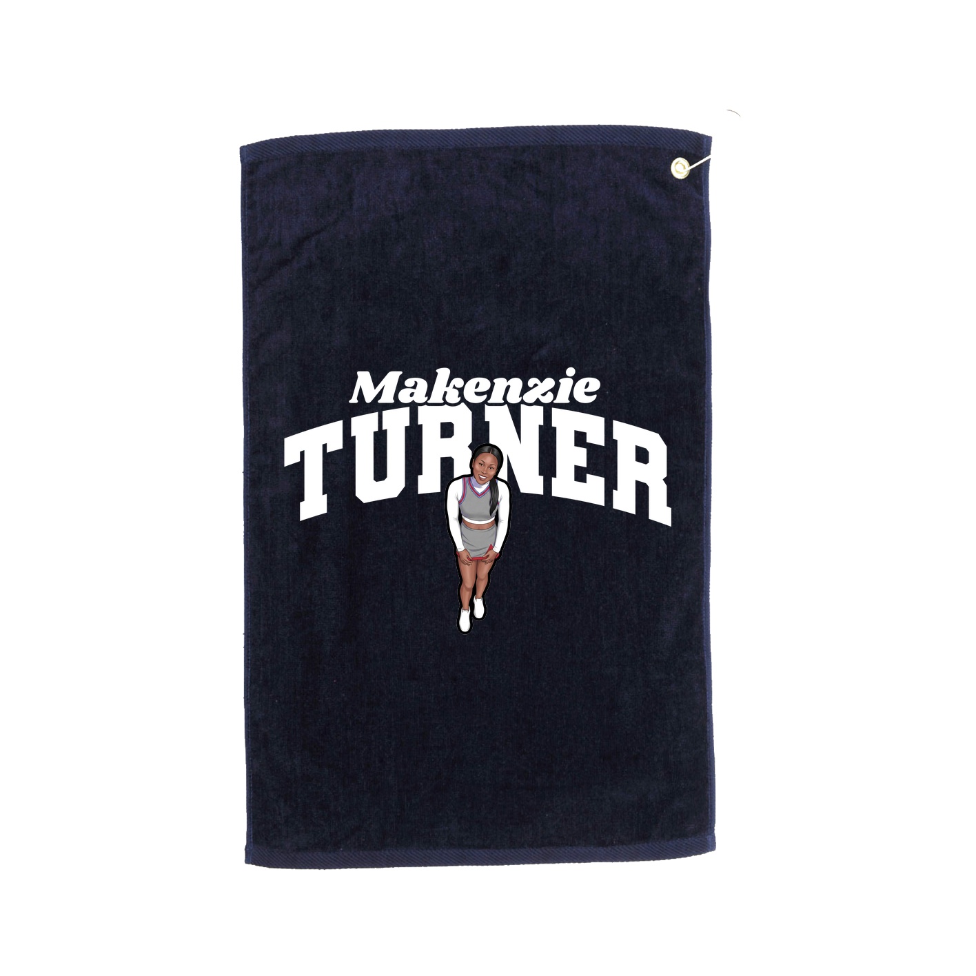 Golf Towel — Signature Arch in Navy