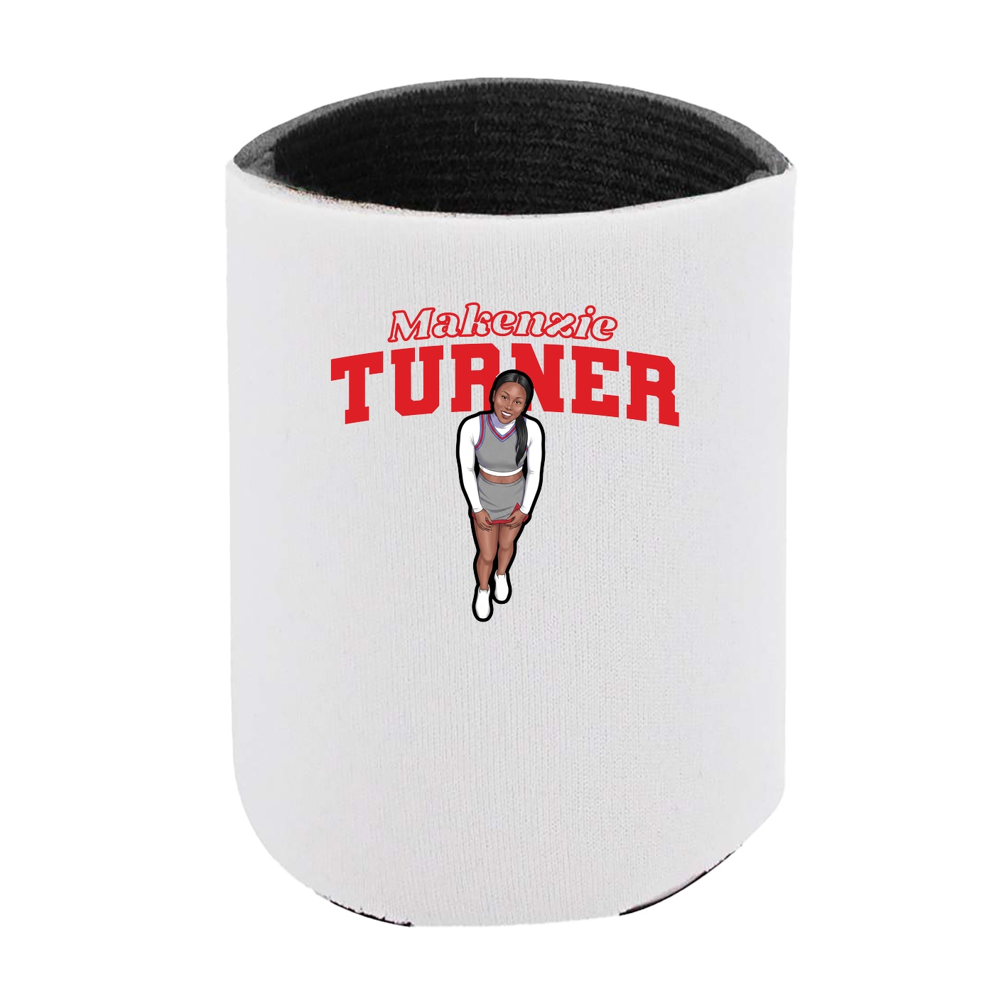 Can Holder — Name Arch in White