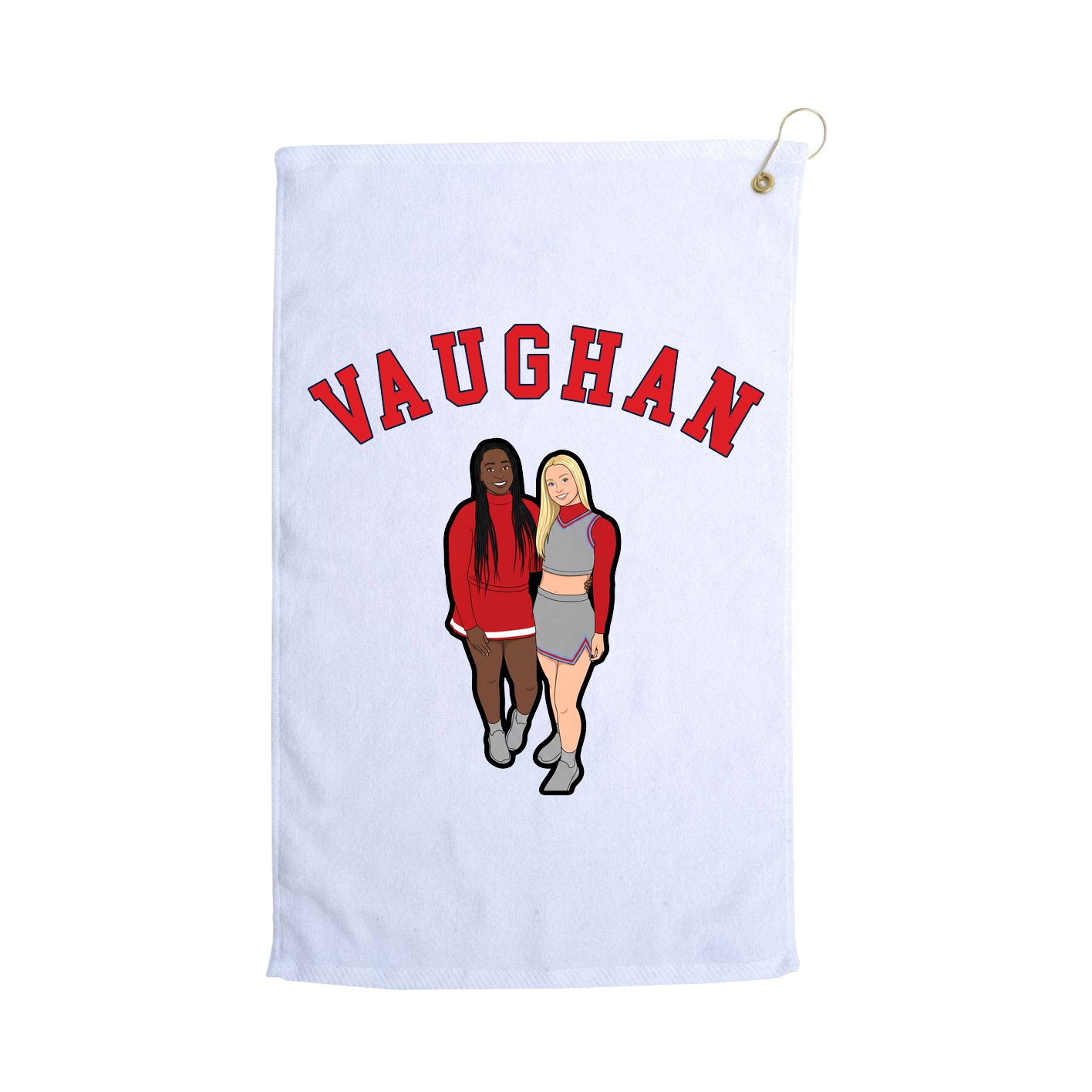 Golf Towel — Shirsey Arch in White