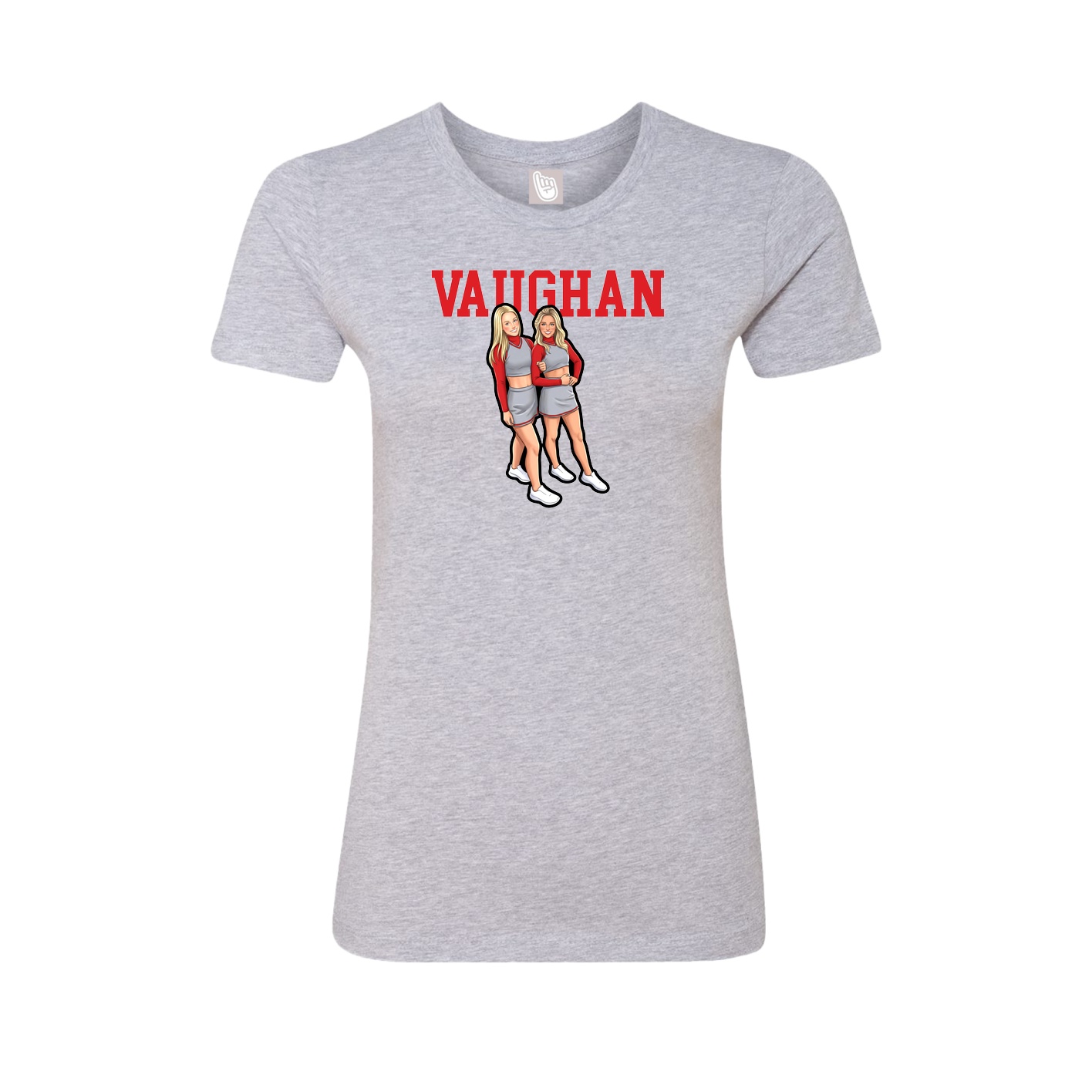 Fitted Women's Tee — Shirsey in Grey