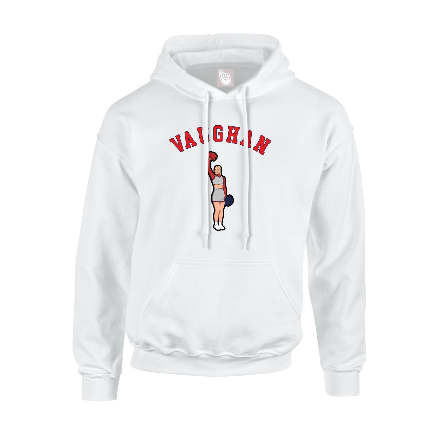 Youth Hoodie — Shirsey Arch in White