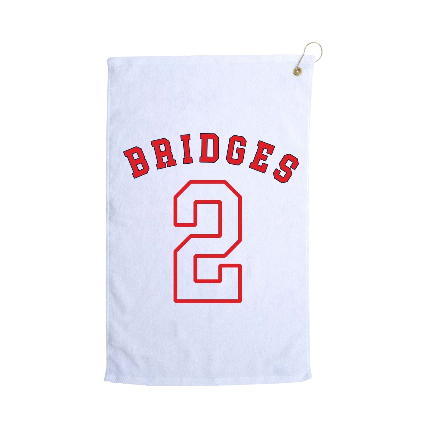 Golf Towel — Shirsey Arch in White