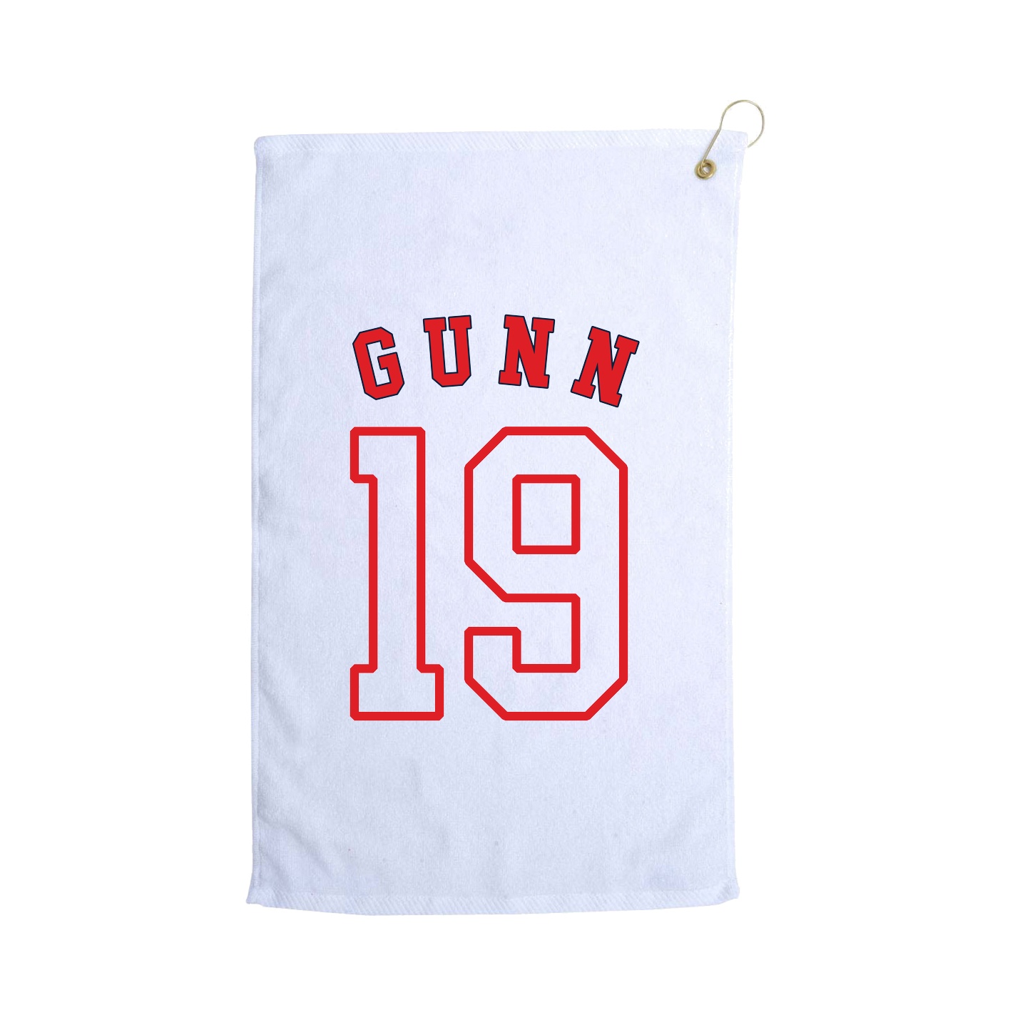 Golf Towel — Shirsey Arch in White