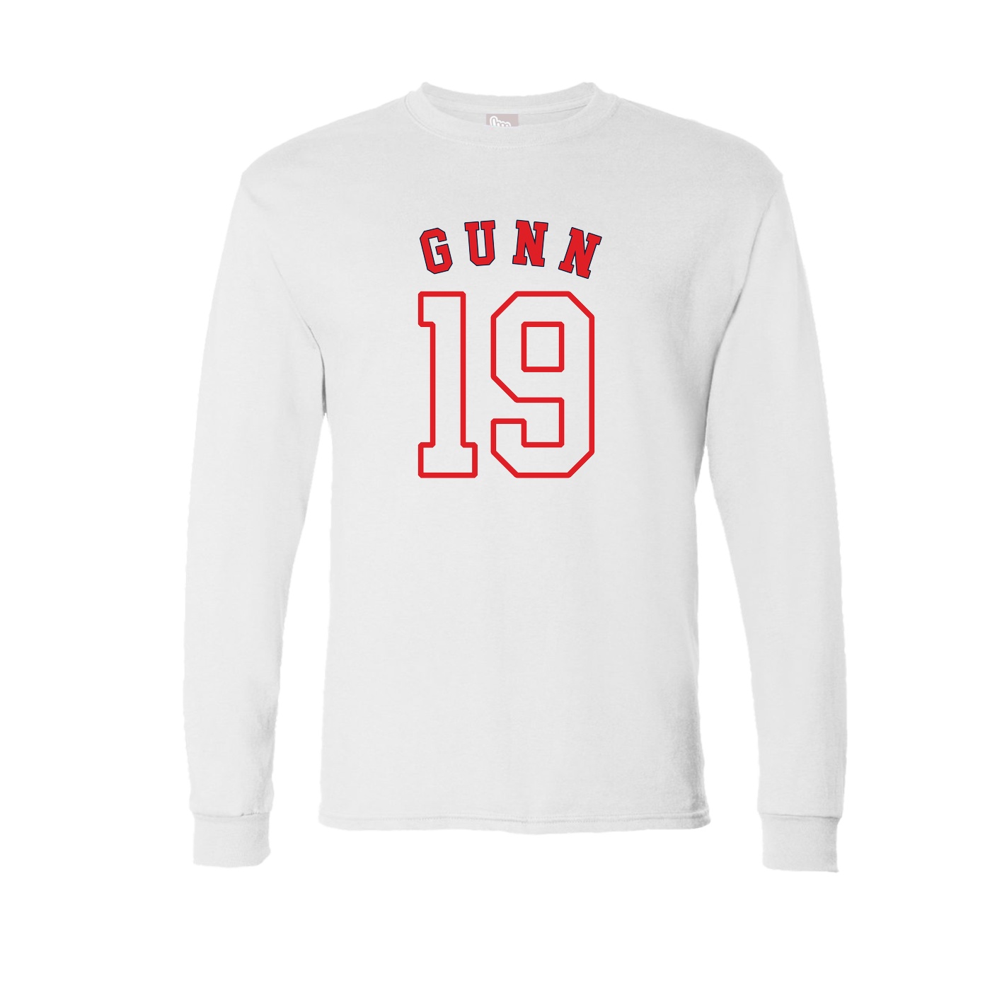 Long Sleeve Tee — Shirsey Arch in White