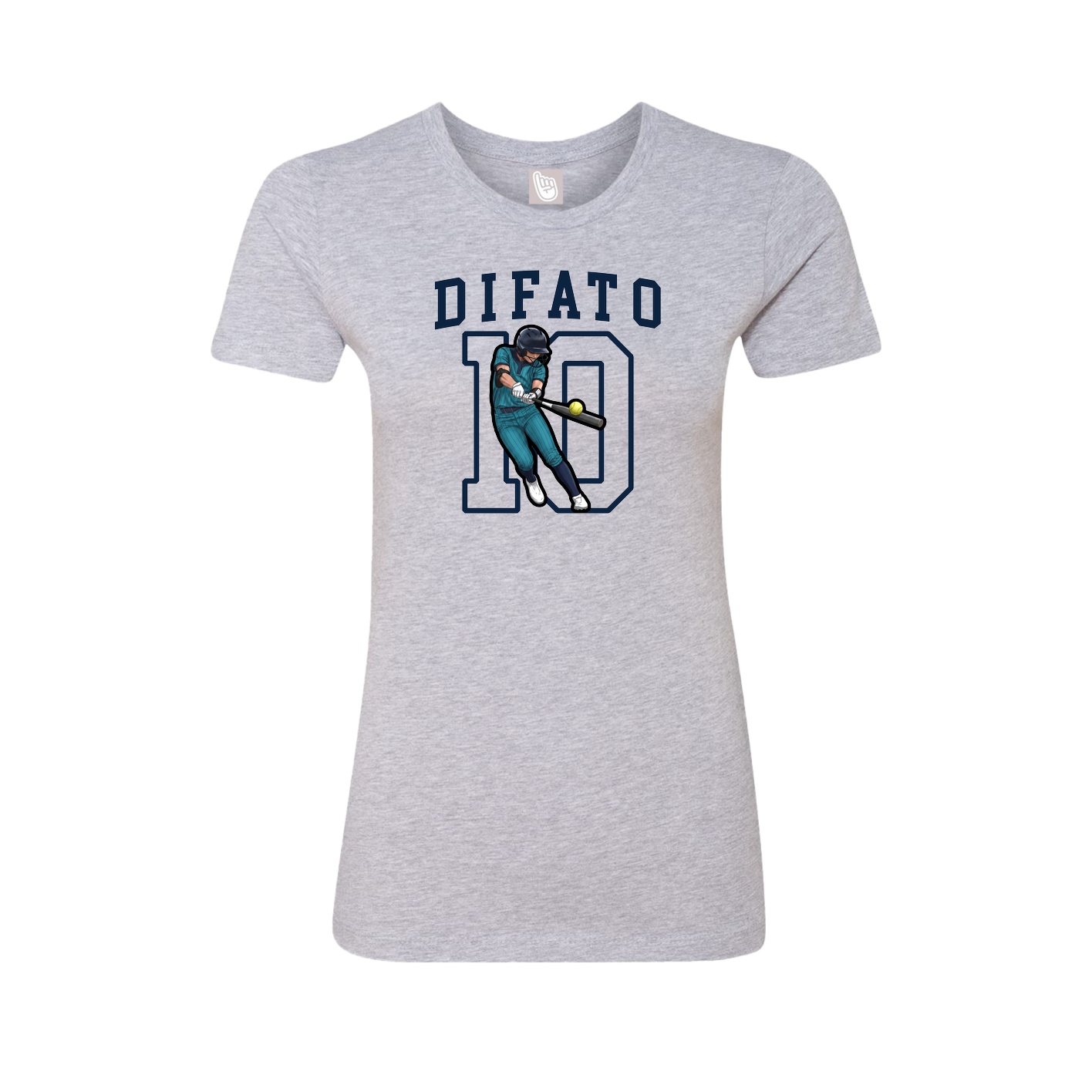 Fitted Women's Tee — Shirsey in Grey