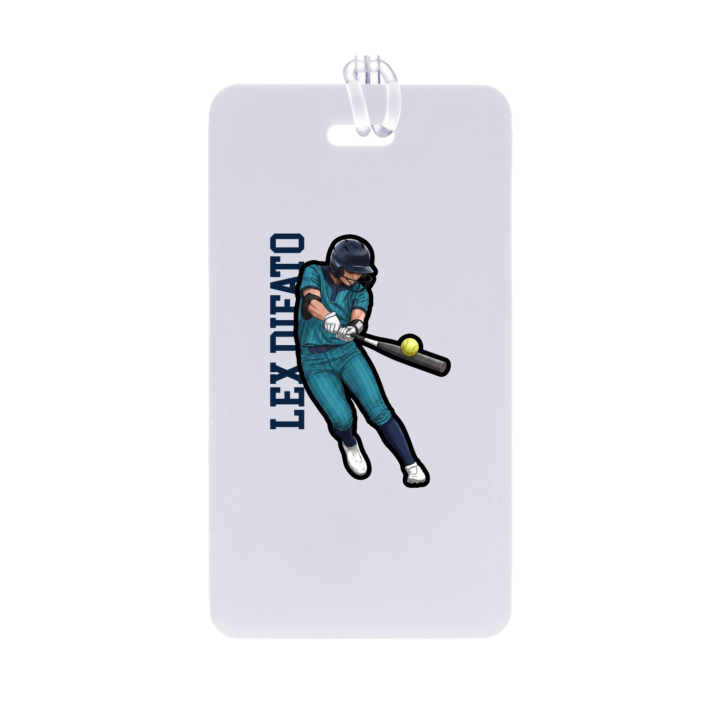 Bag Tag — Name Vertical in Classic