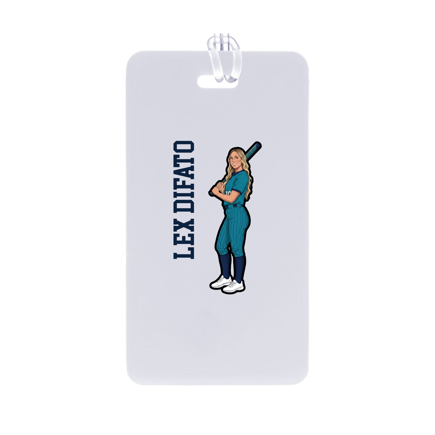 Bag Tag — Name Vertical in Classic
