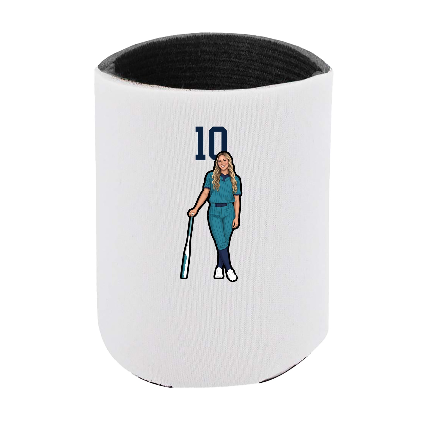 Can Holder — Number Top in White