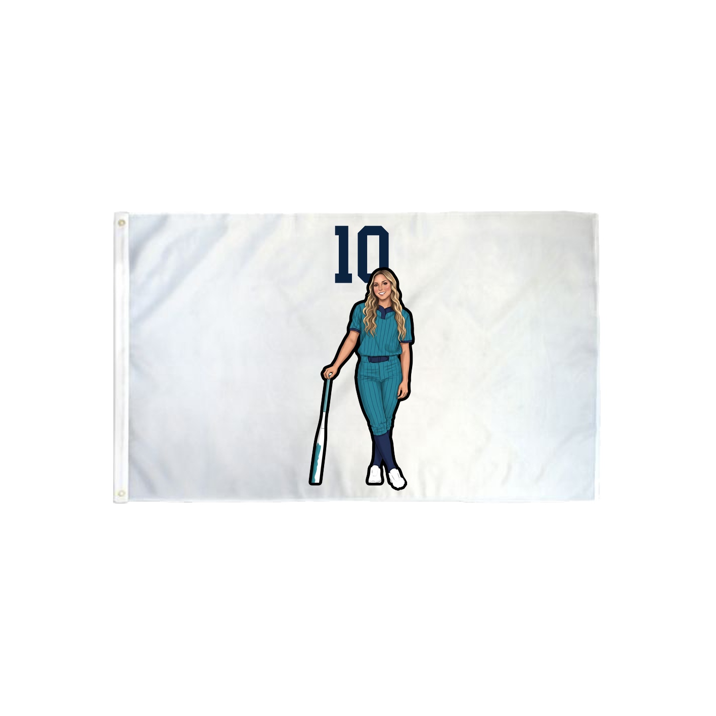 3x5 Flag — Number Top in Classic