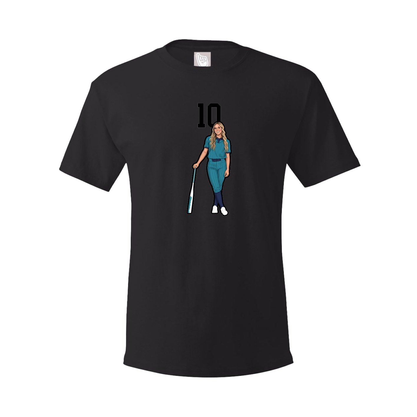 Tee — Number Top in Black