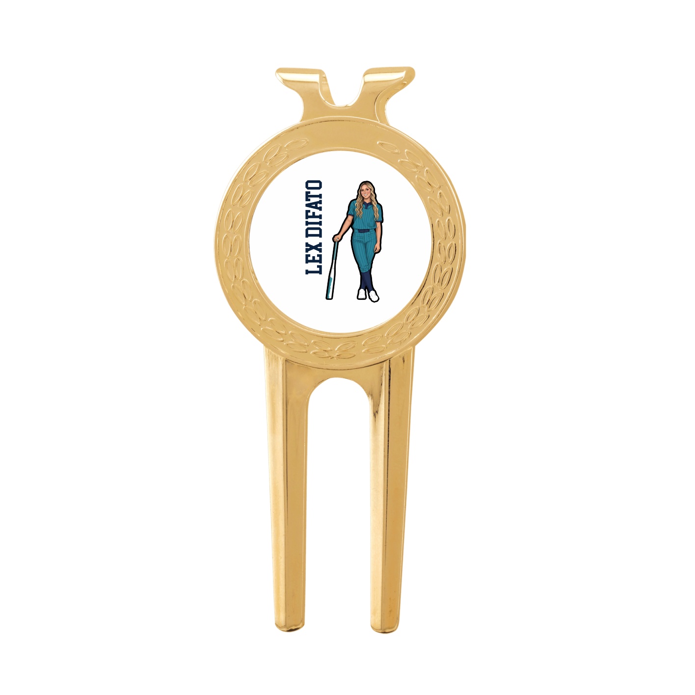 Divot Tool with Ball Marker — Name Vertical in Classic