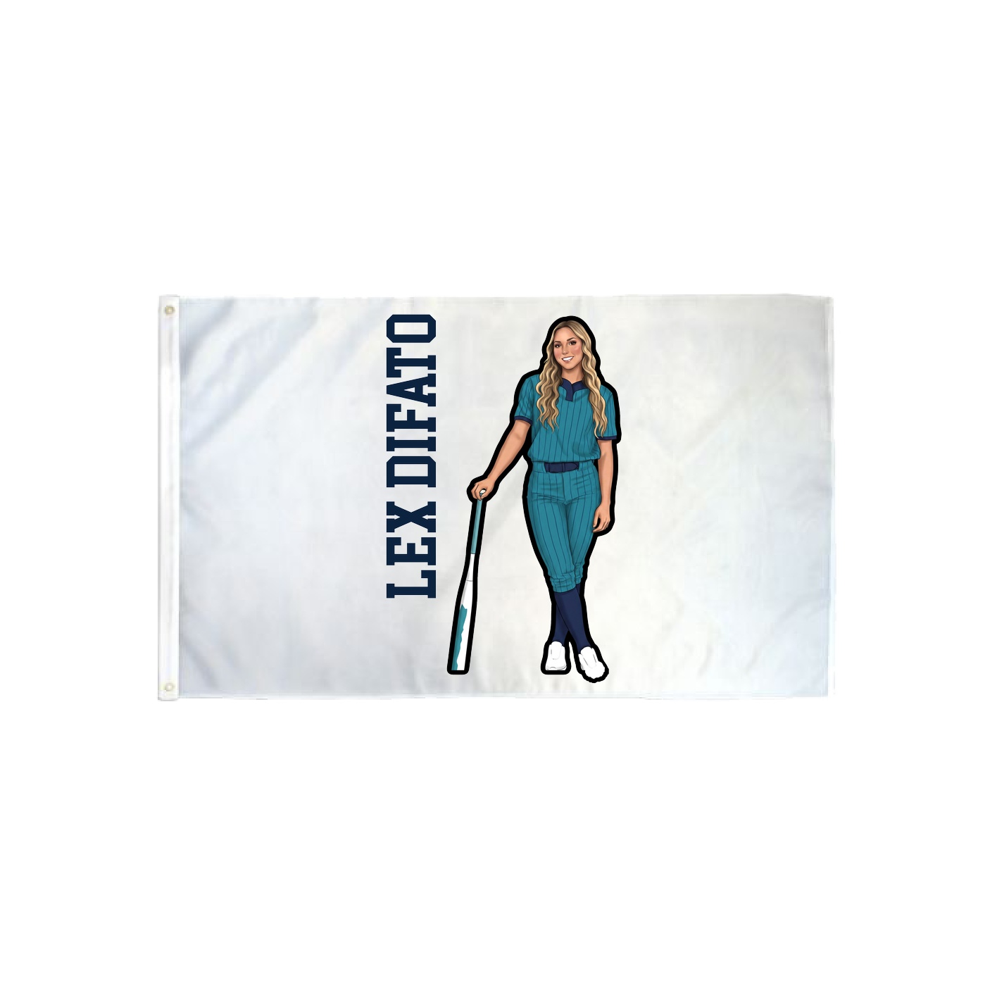 3x5 Flag — Name Vertical in Classic