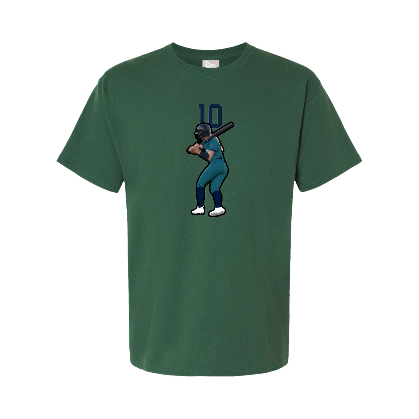 Tee — Number Top in Green