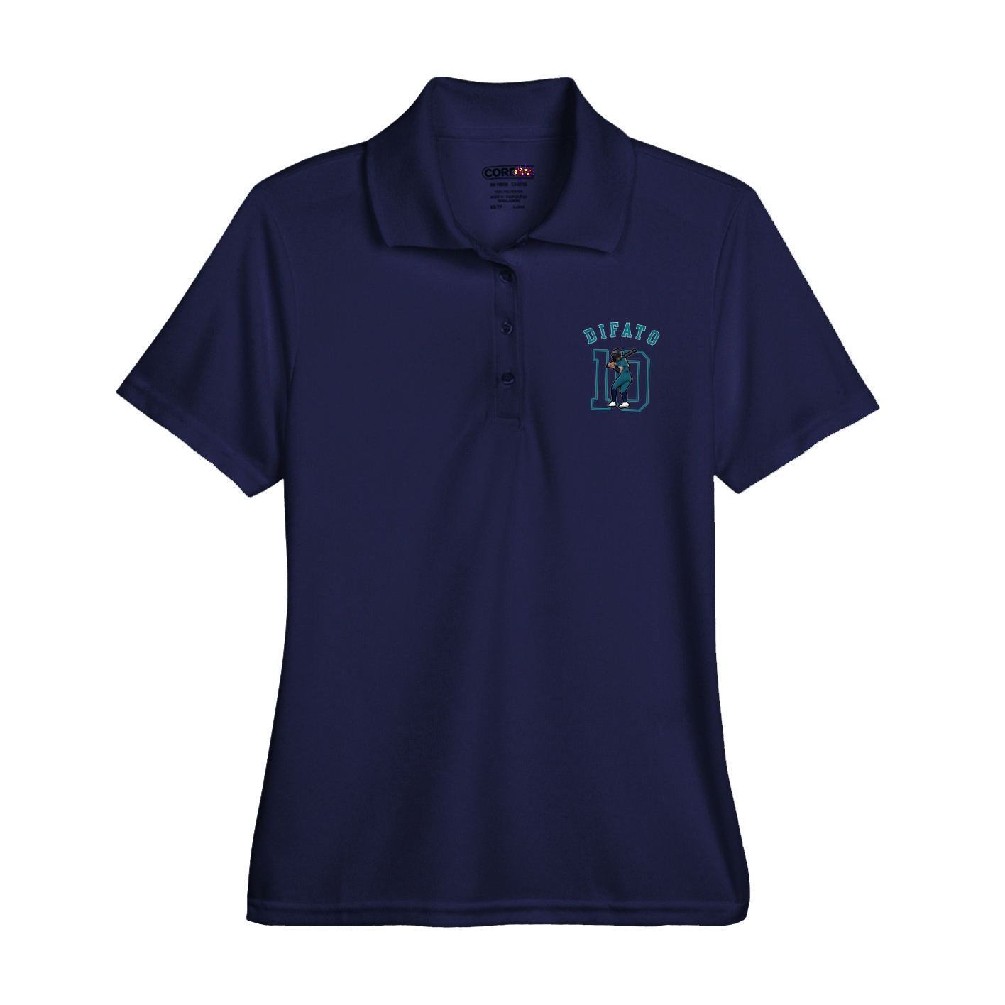 Womens Performance Polo — Shirsey Arch in Navy