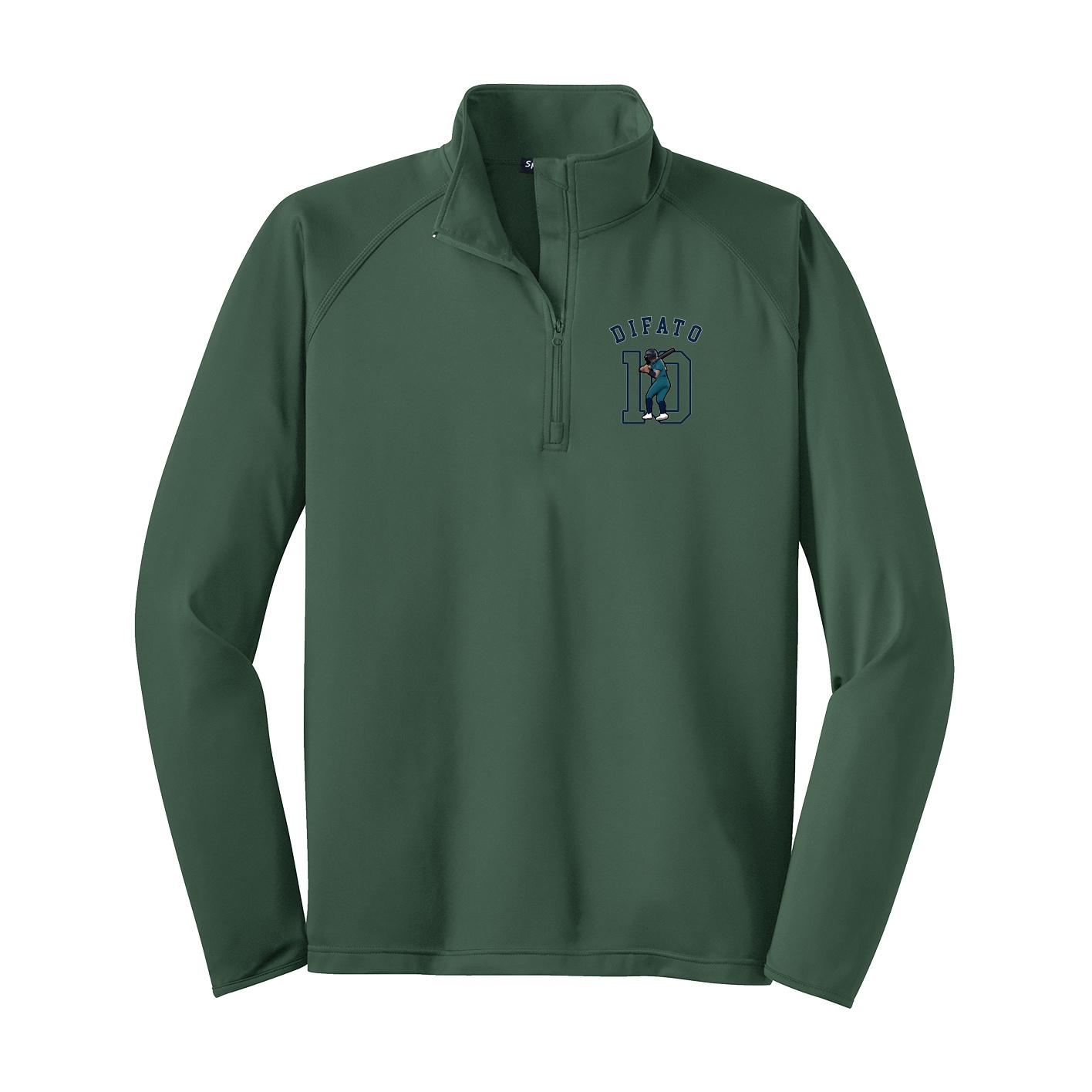 Q-Zip Pullover — Shirsey Arch in Green