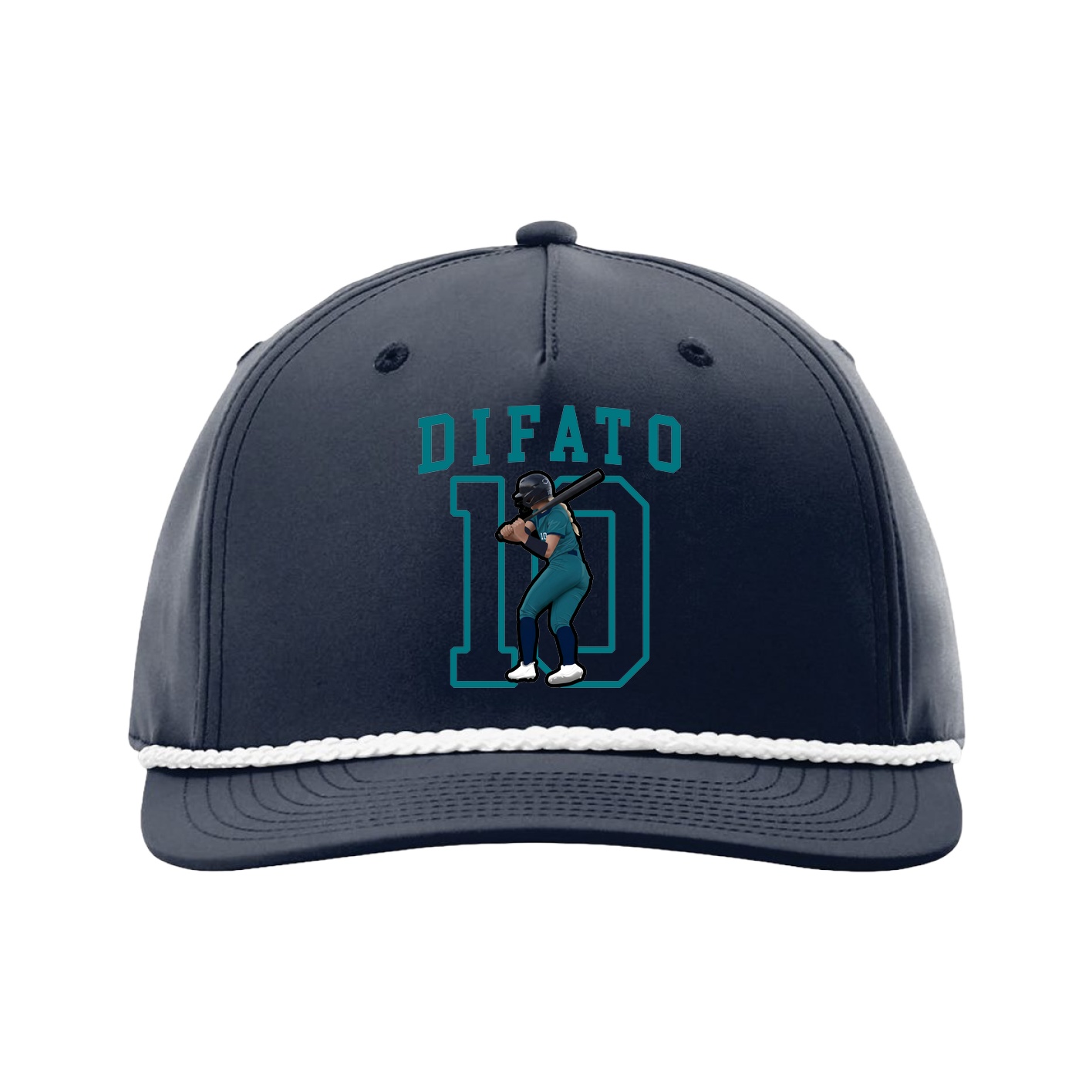Five-Panel Classic Rope Cap — Shirsey in Navy