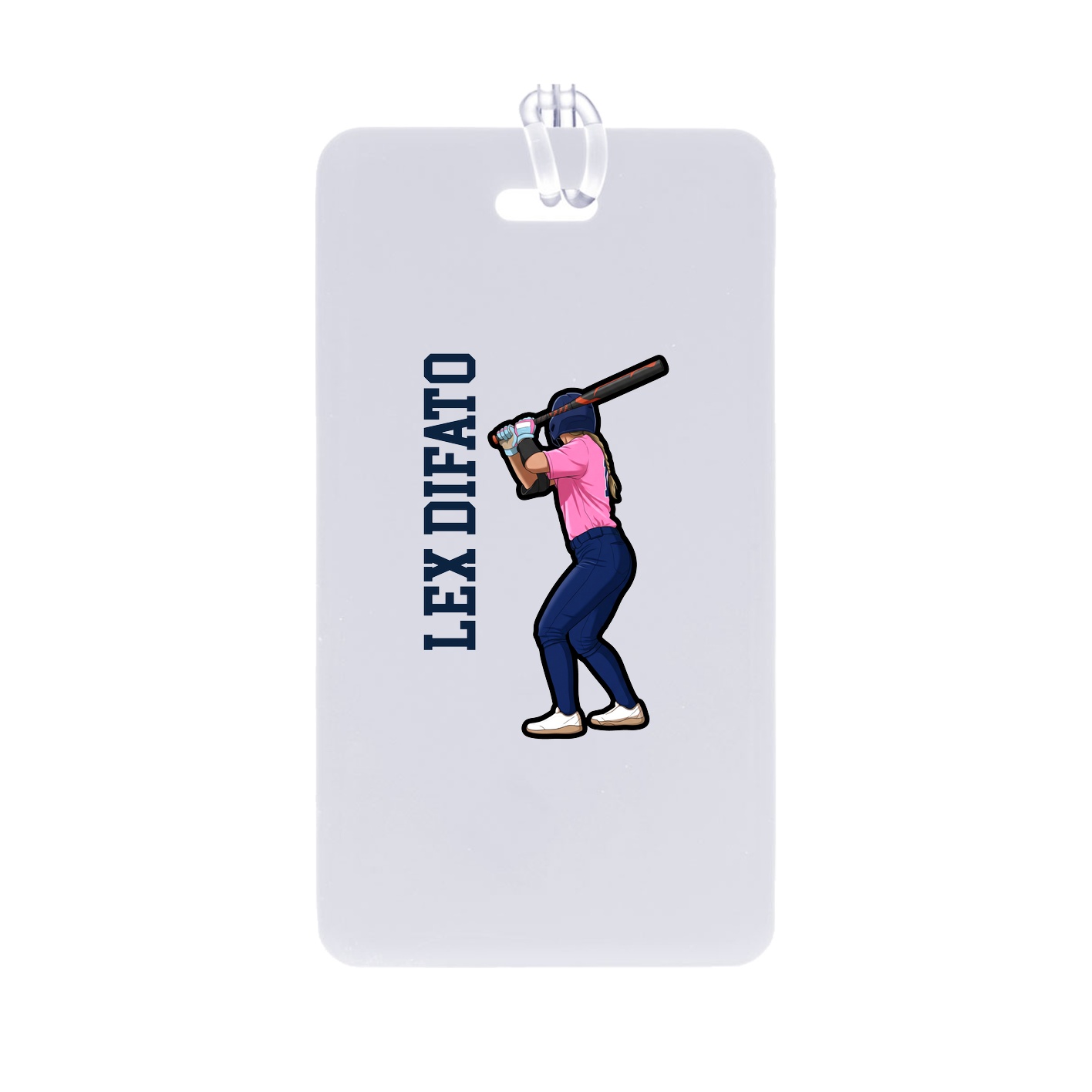 Bag Tag — Name Vertical in Classic
