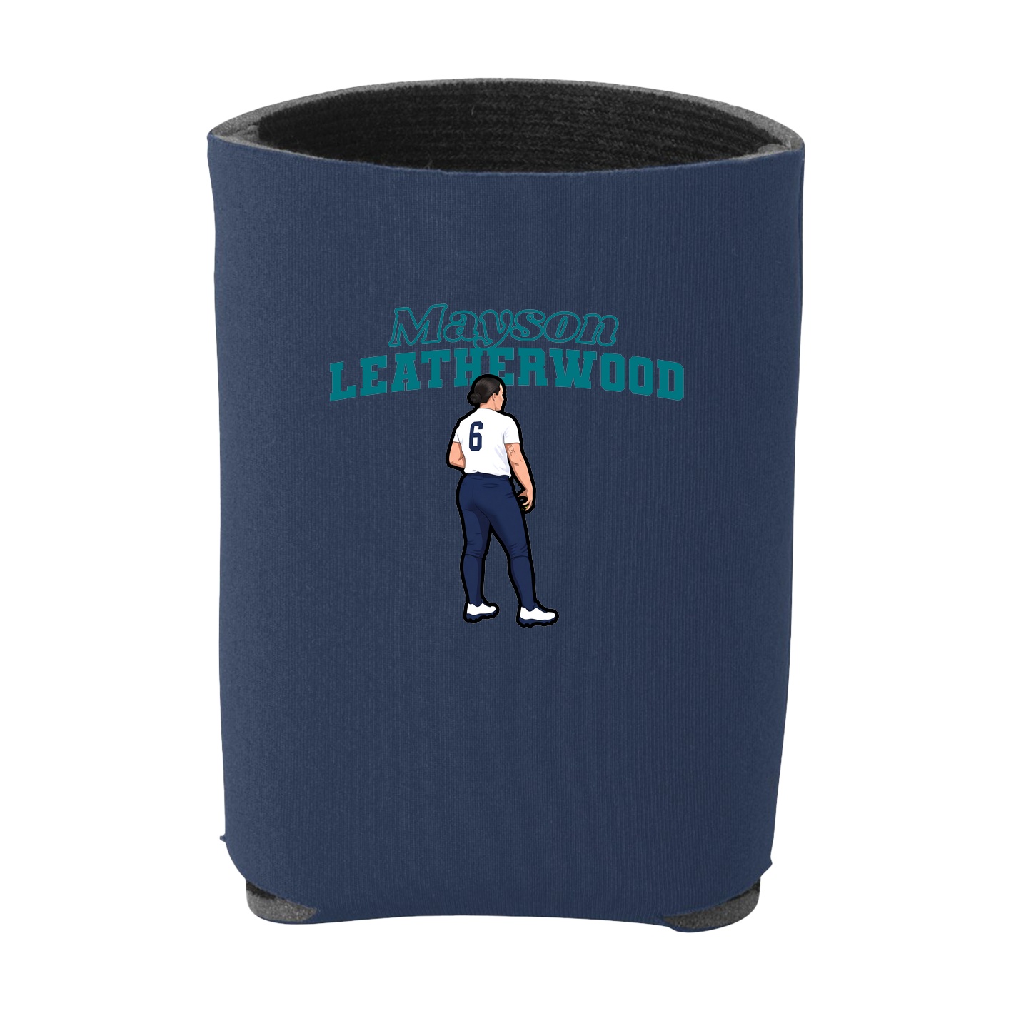 Can Holder — Name Arch in Navy