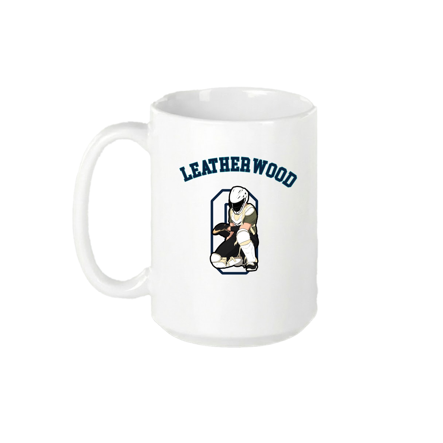 15oz Coffee Mug — Shirsey Arch in White