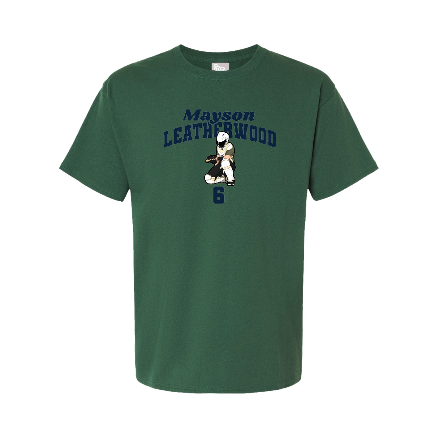 Youth Tee — Signature Arch in Green