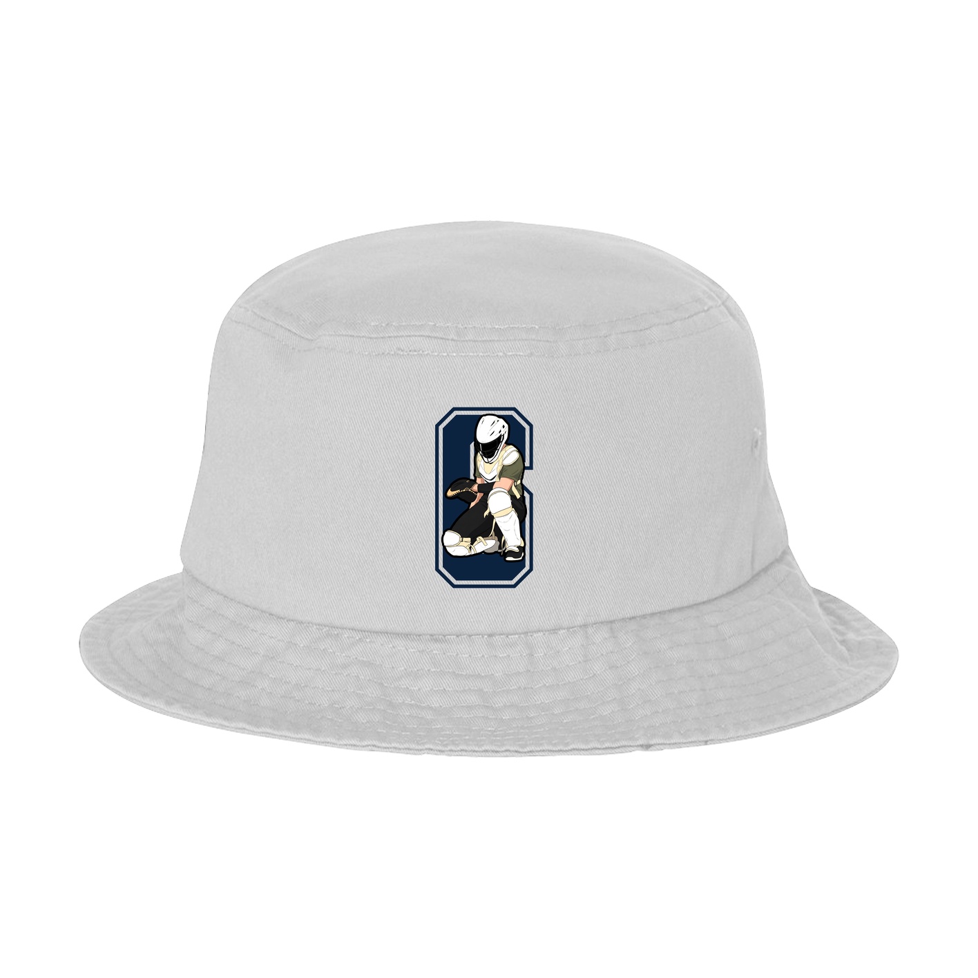 Bucket Cap — Number in White