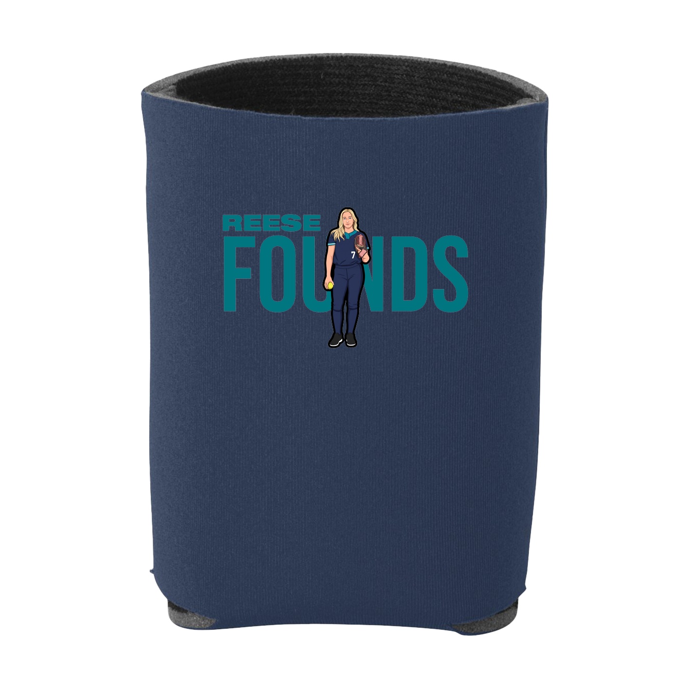 Can Holder — Player Name in Navy