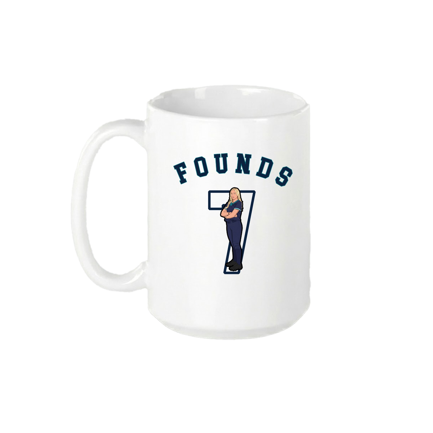 15oz Coffee Mug — Shirsey Arch in White
