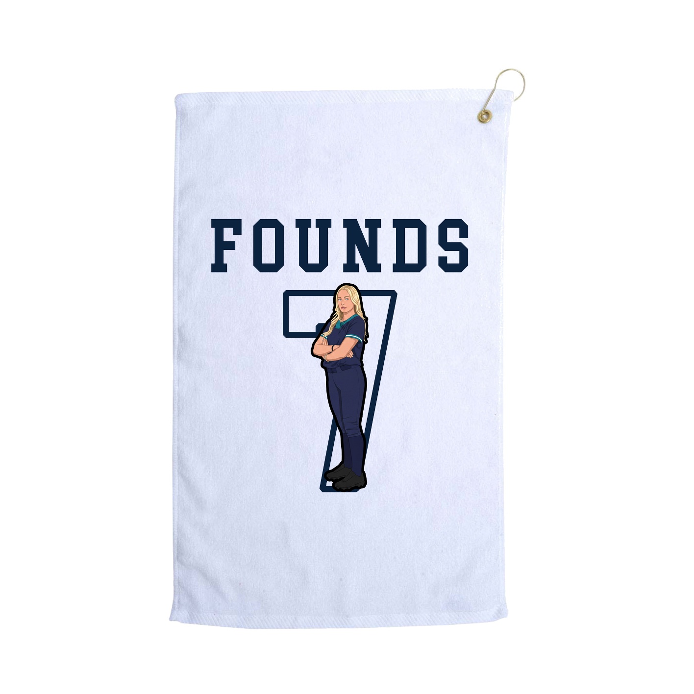 Golf Towel — Shirsey in White