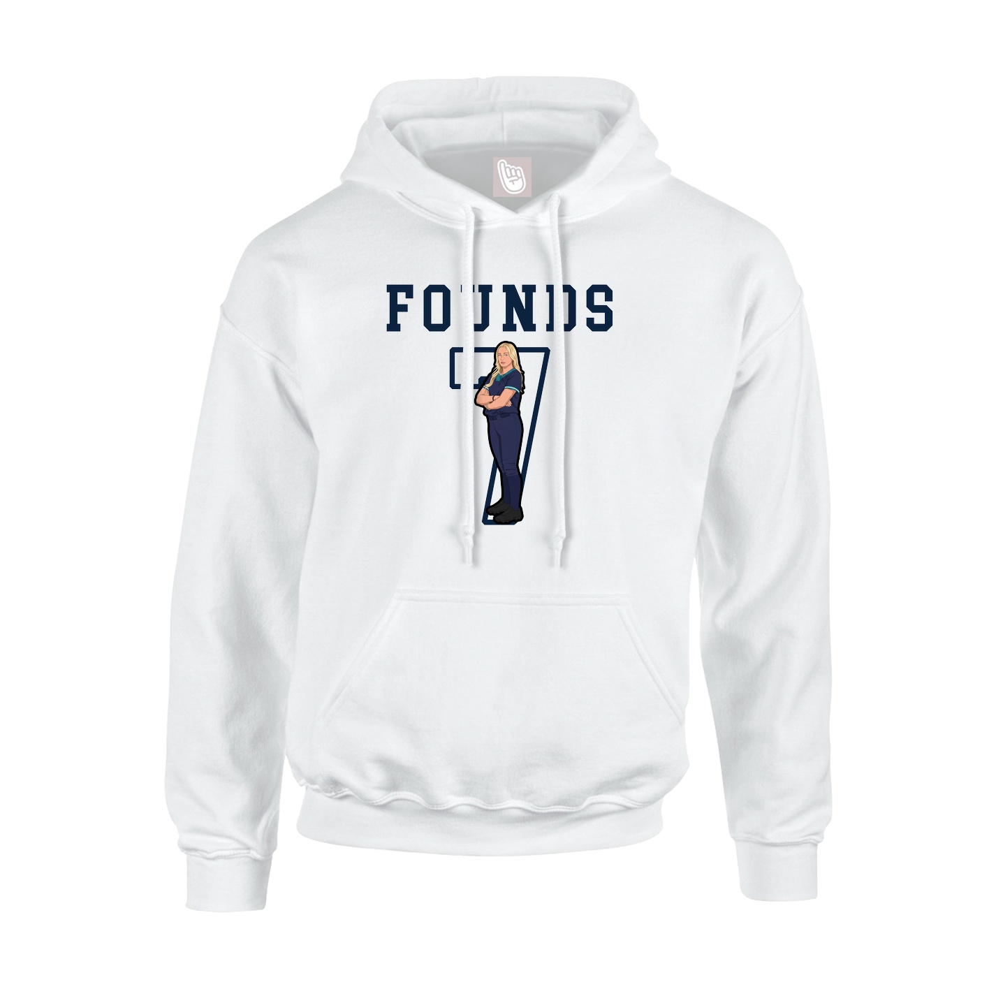 Youth Hoodie — Shirsey in White