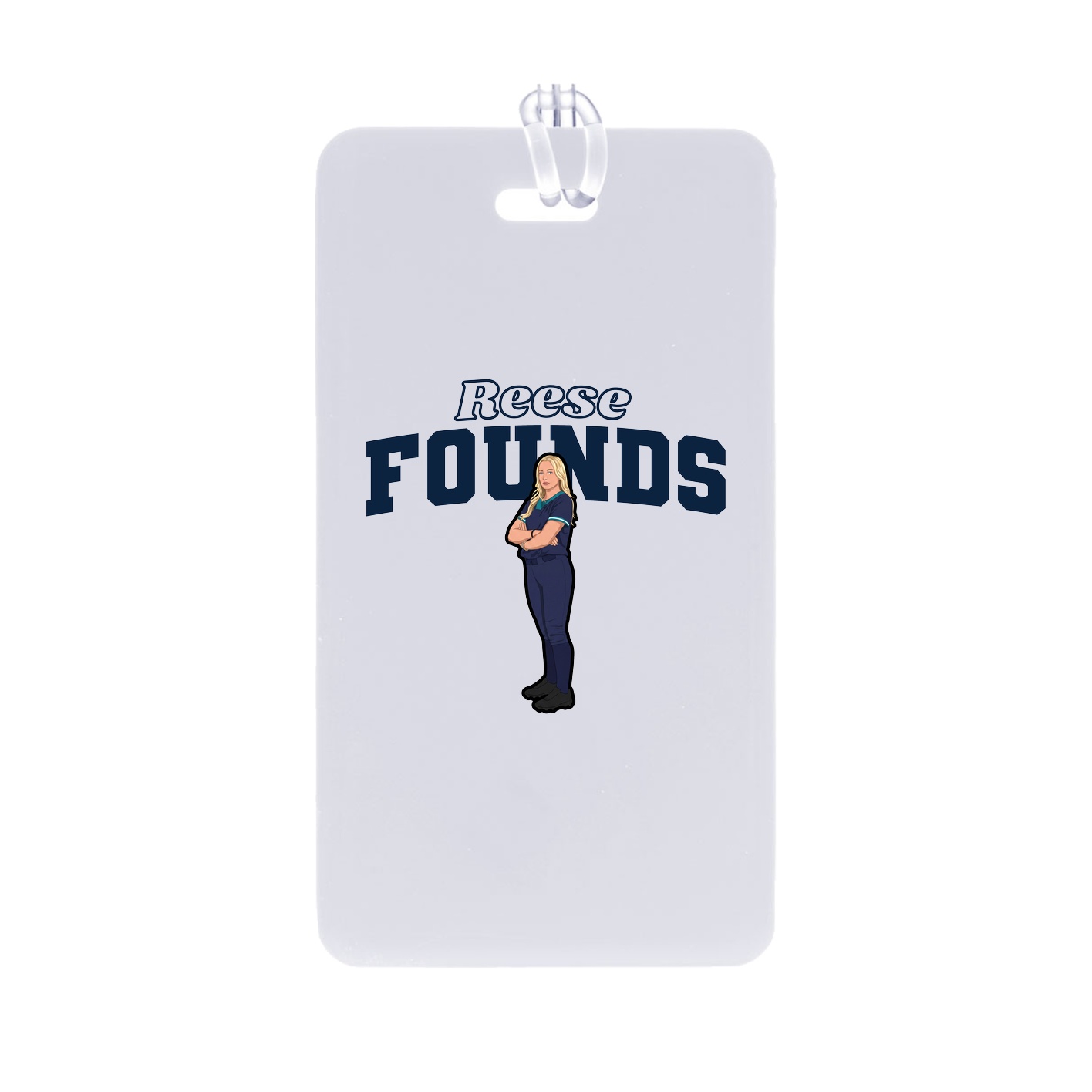 Bag Tag — Name Arch in Classic