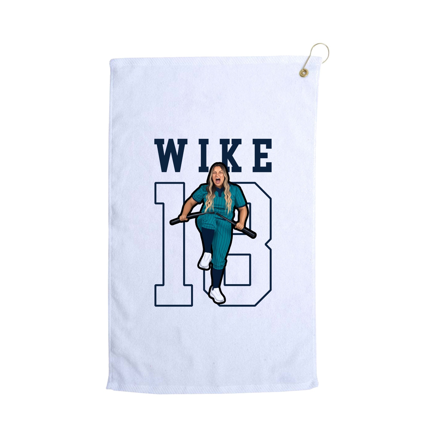 Golf Towel — Shirsey in White