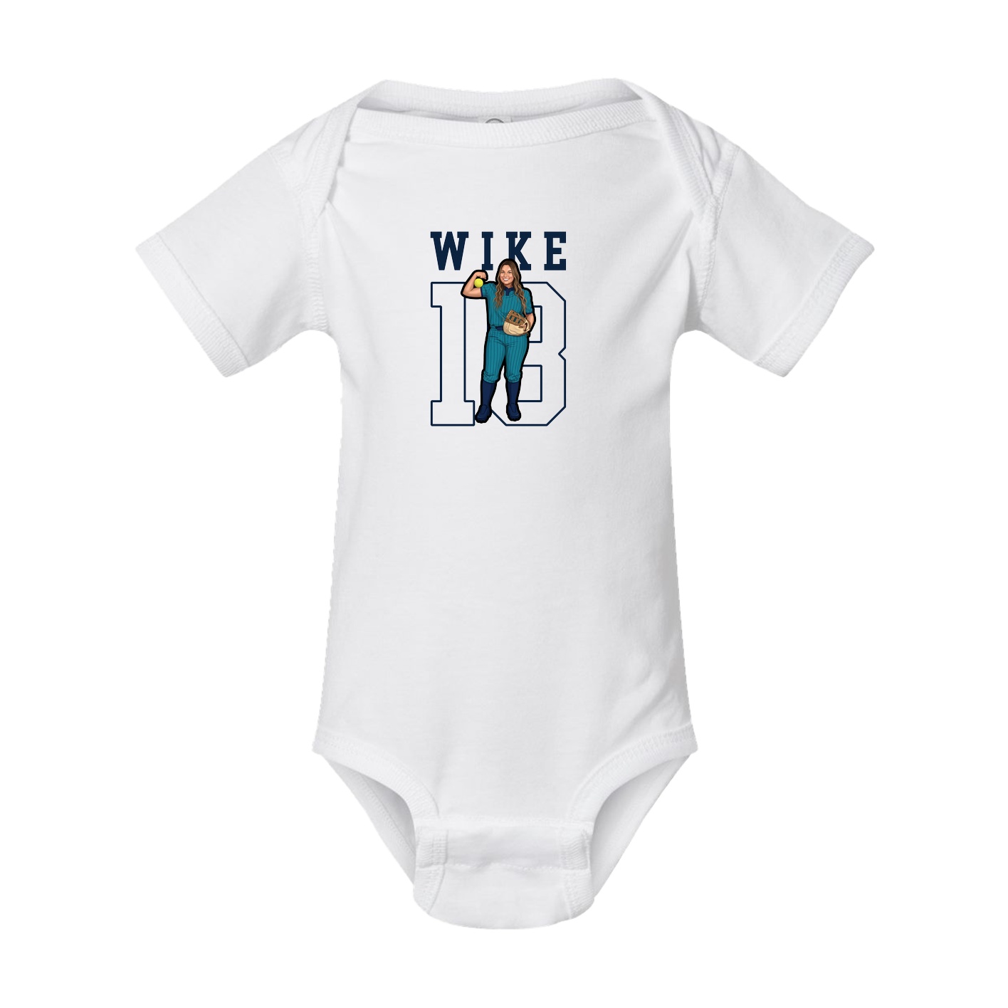 Baby Onesie — Shirsey in White