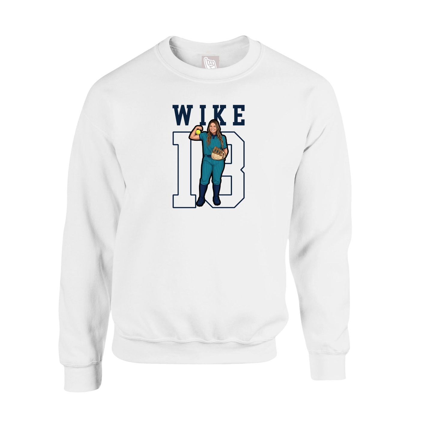 Fleece Crew — Shirsey in White