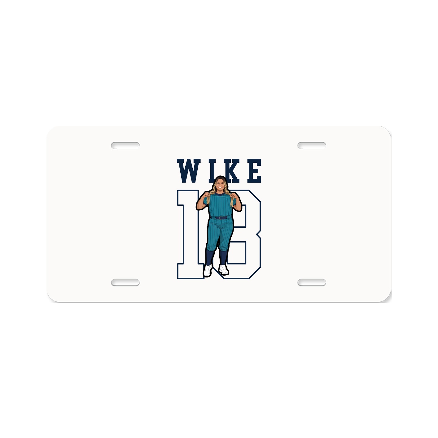 License Plate — Shirsey in Classic