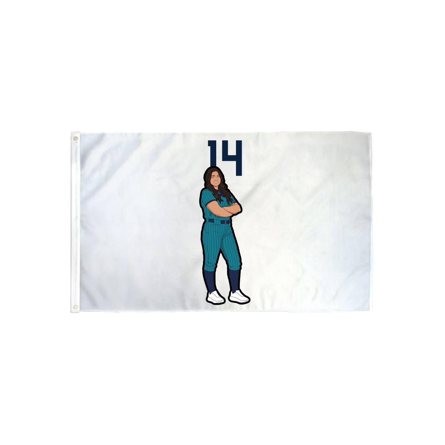 3x5 Flag — Number Top in Classic
