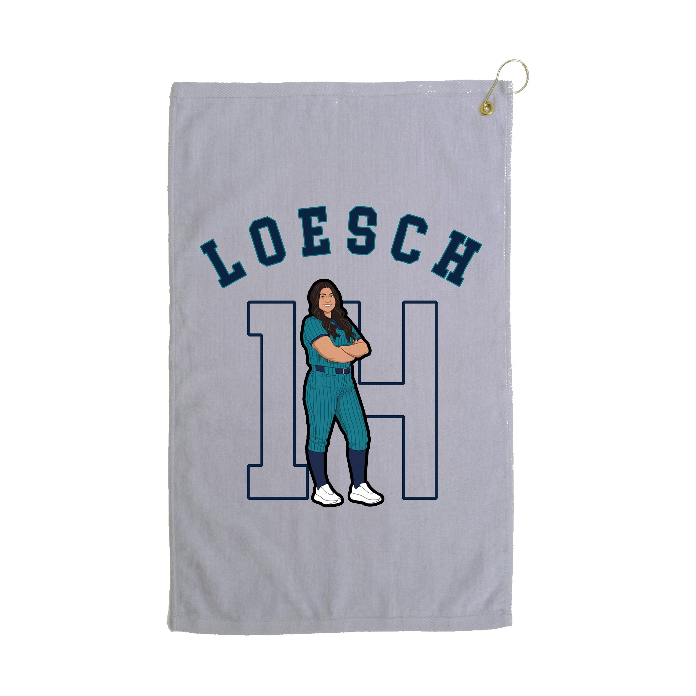Golf Towel — Shirsey Arch in Grey