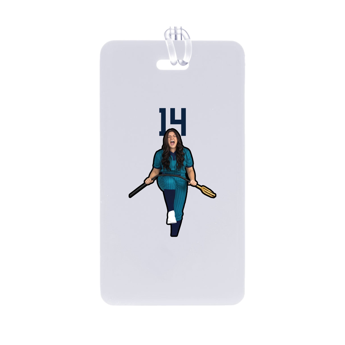 Bag Tag — Number Top in Classic