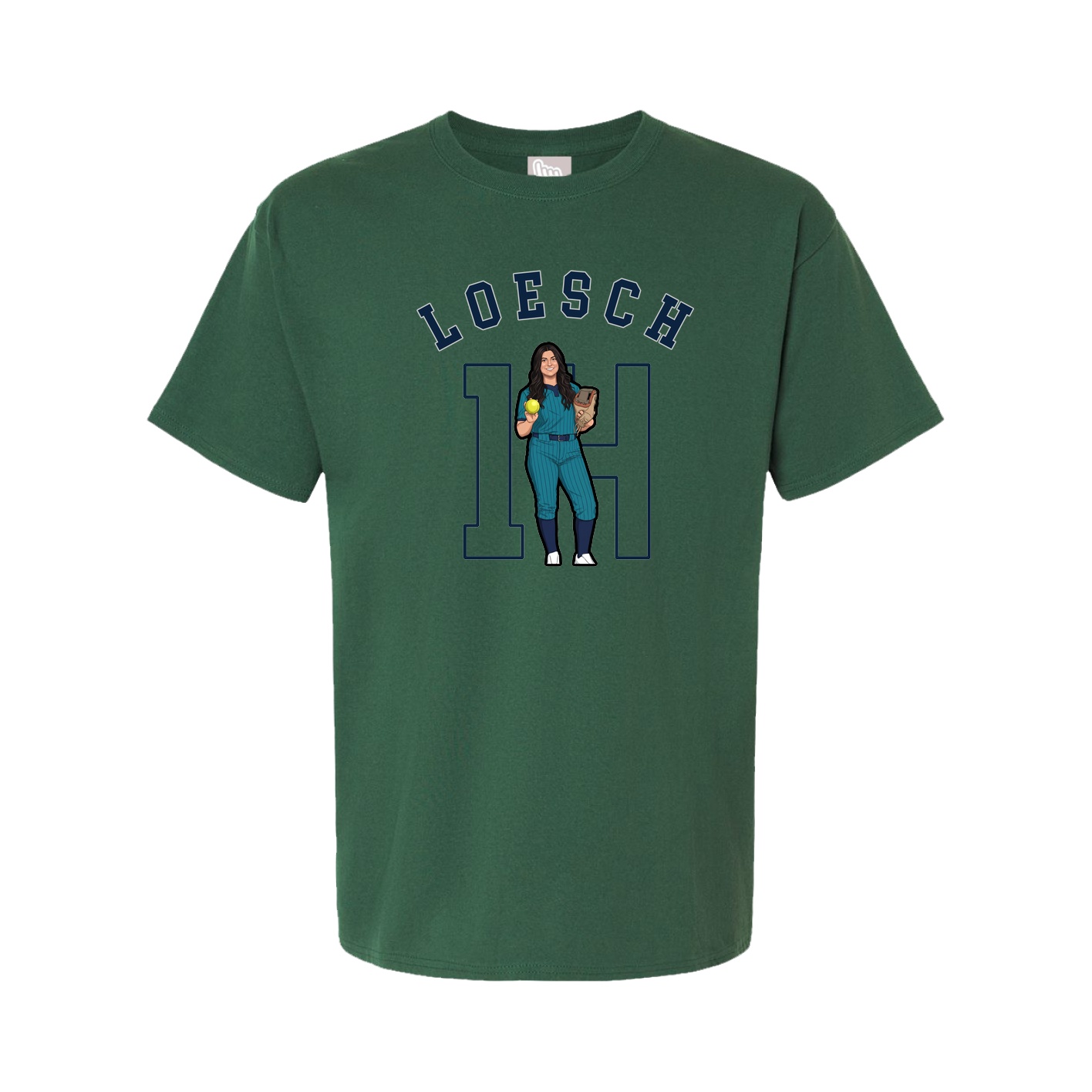 Youth Tee — Shirsey Arch in Green