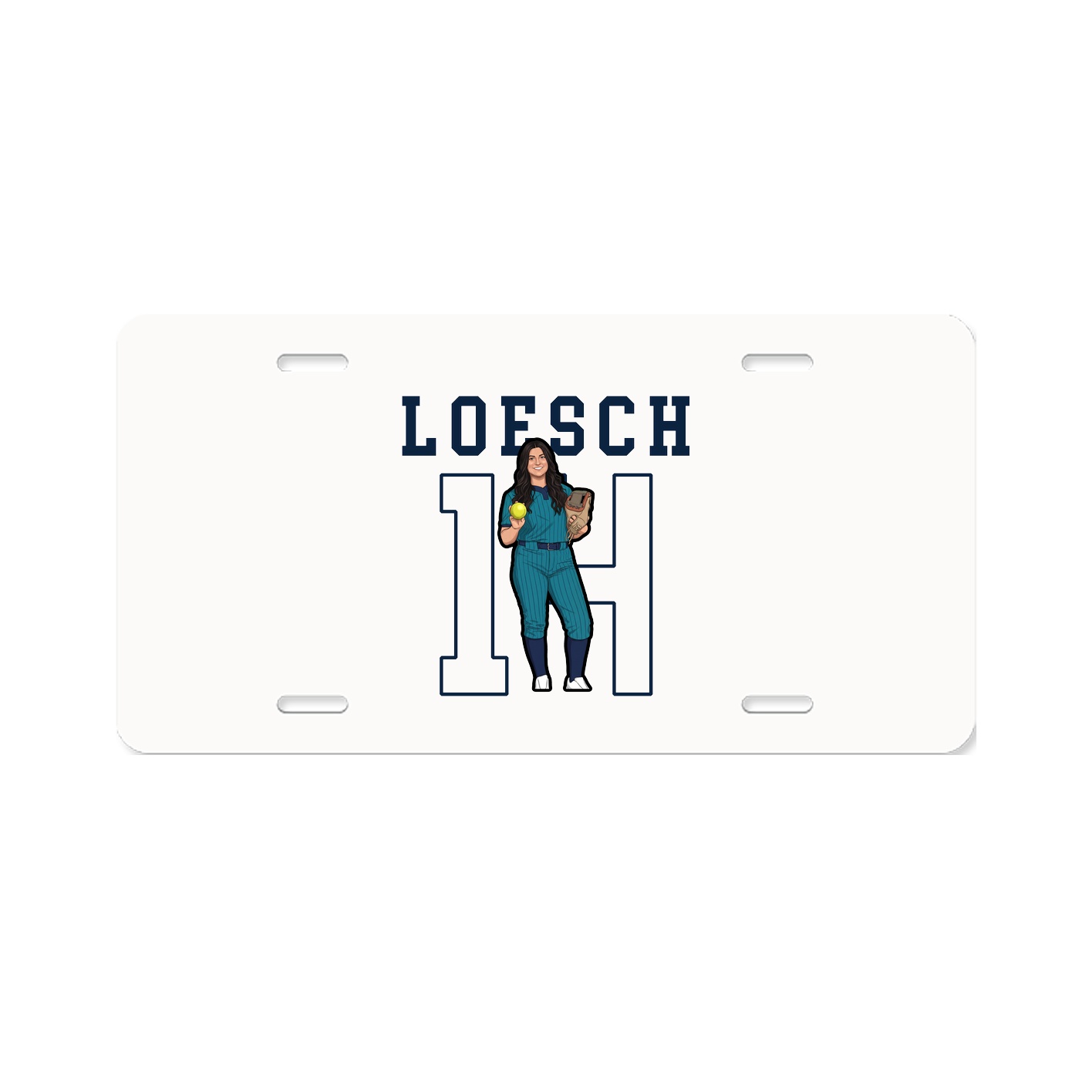 License Plate — Shirsey in Classic
