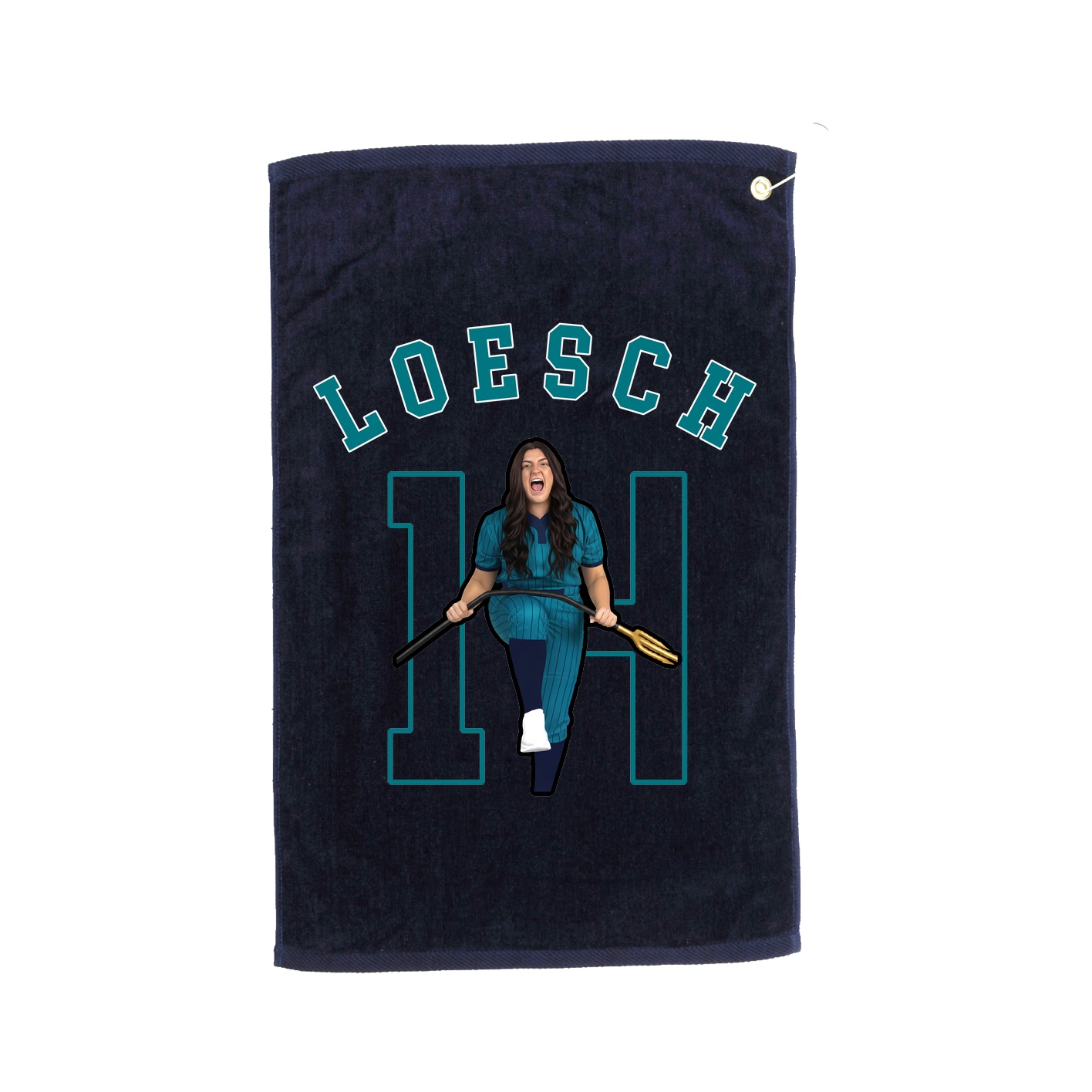 Golf Towel — Shirsey Arch in Navy