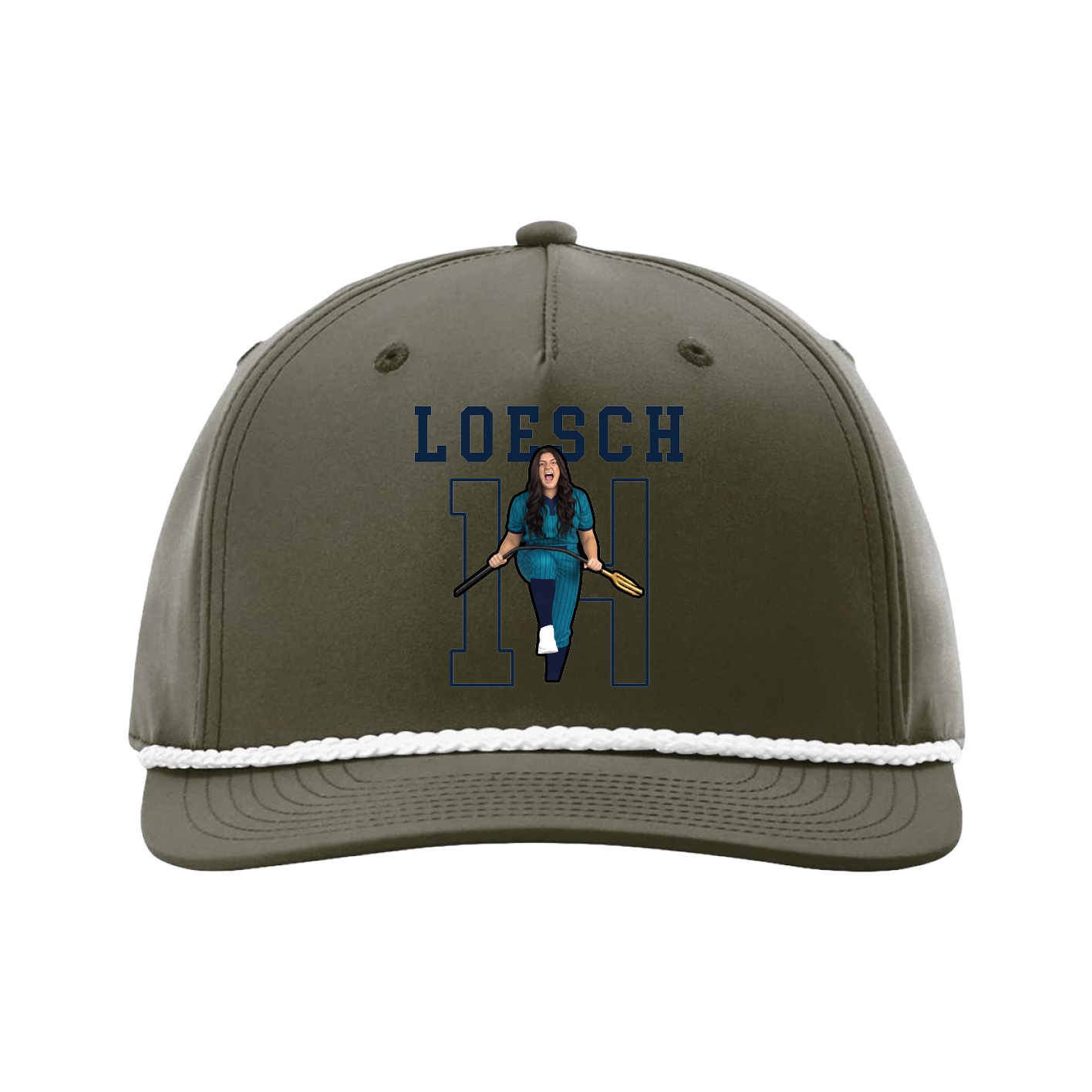 Five-Panel Classic Rope Cap — Shirsey in Green