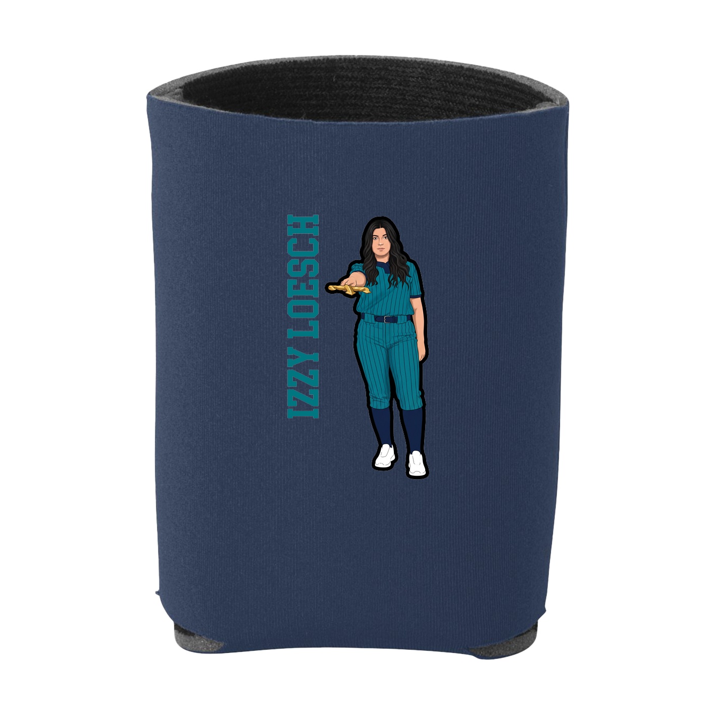 Can Holder — Name Vertical in Navy