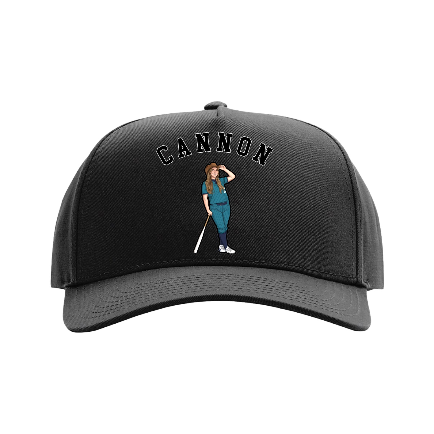 Full Fabric Five-Panel Champ Cap
