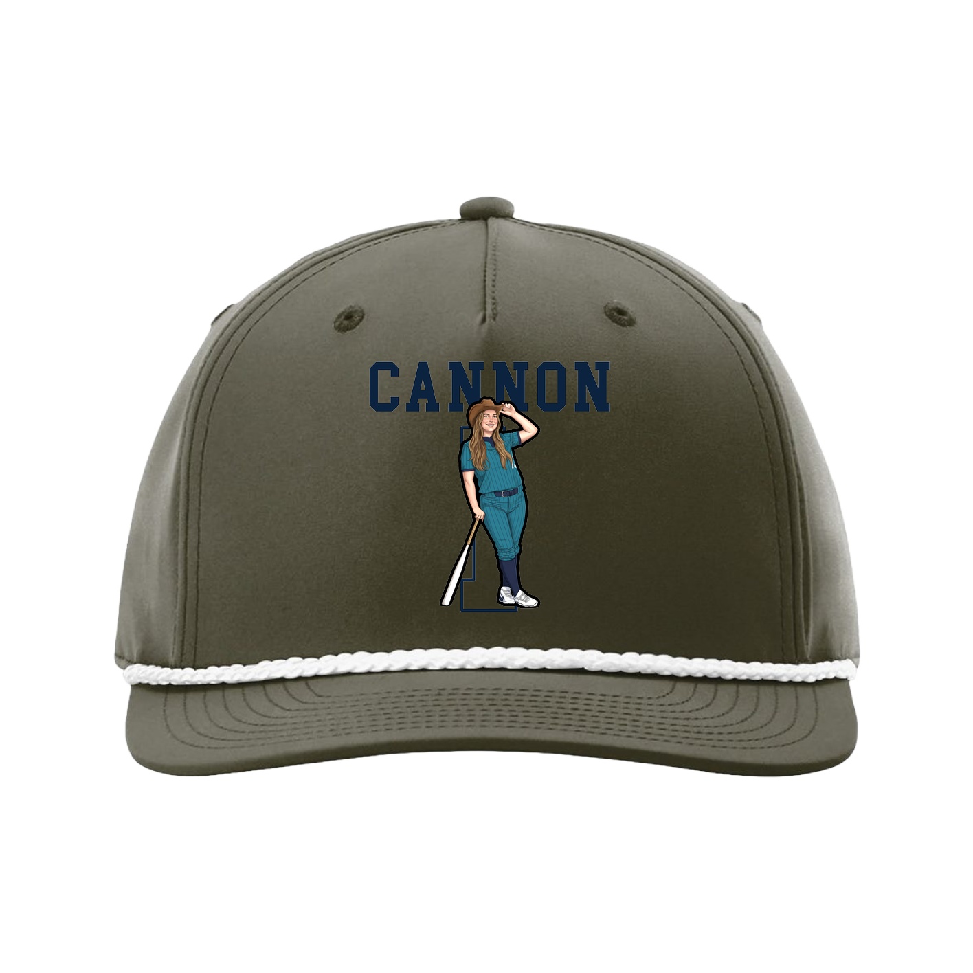Five-Panel Classic Rope Cap — Shirsey in Green